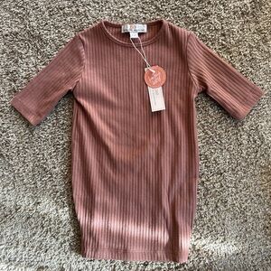 Bailey’s Blossoms sweater dress 6-9m NWT